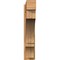 Ekena Millwork Balboa Block Rough Sawn Outlooker, Western Red Cedar, 8"W x 40"D x 40"H OUT08X40X40BOA05RWR - alternate 2